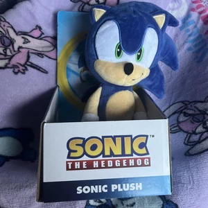 Sonic The Hedgehog Boxed Soft Plush Toy BNIB Sonic teddy official merch SEGA - Picture 1 of 1