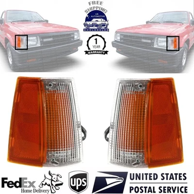 Corner Light Set Left and Right Side With bulbs For 1986-1993 Mazda B2200 B2600 - Image 1 of 4