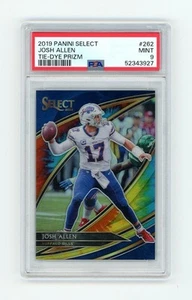 VERY RARE 2019 Select FIELD LEVEL RAINBOW SSP JOSH ALLEN /25! BILLS PSA 9 MINT - Picture 1 of 2
