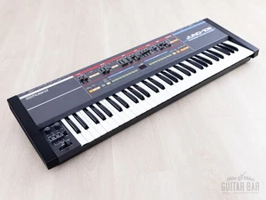 1985 Roland Juno-106 Vintage Analog Synthesizer, Serviced 120v w/ Case - Picture 1 of 16