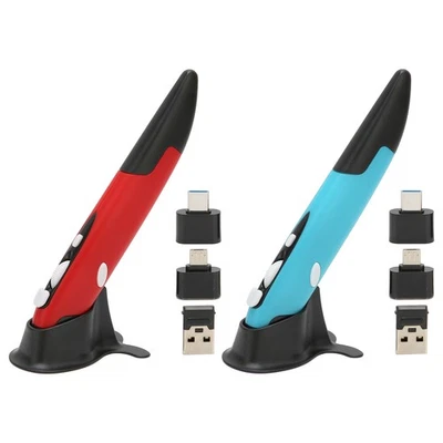 Wireless Optical Pocket Pen Mouse Adjustment 800 1200 1600 DPI Small 2.4GHZ USB - Image 1 of 4