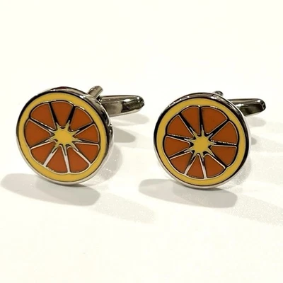 Gemelos Fruta Naranja Rebanada Hombres Cumpleaños Día del Padre Regalo Con Caja Foto 1 de 4