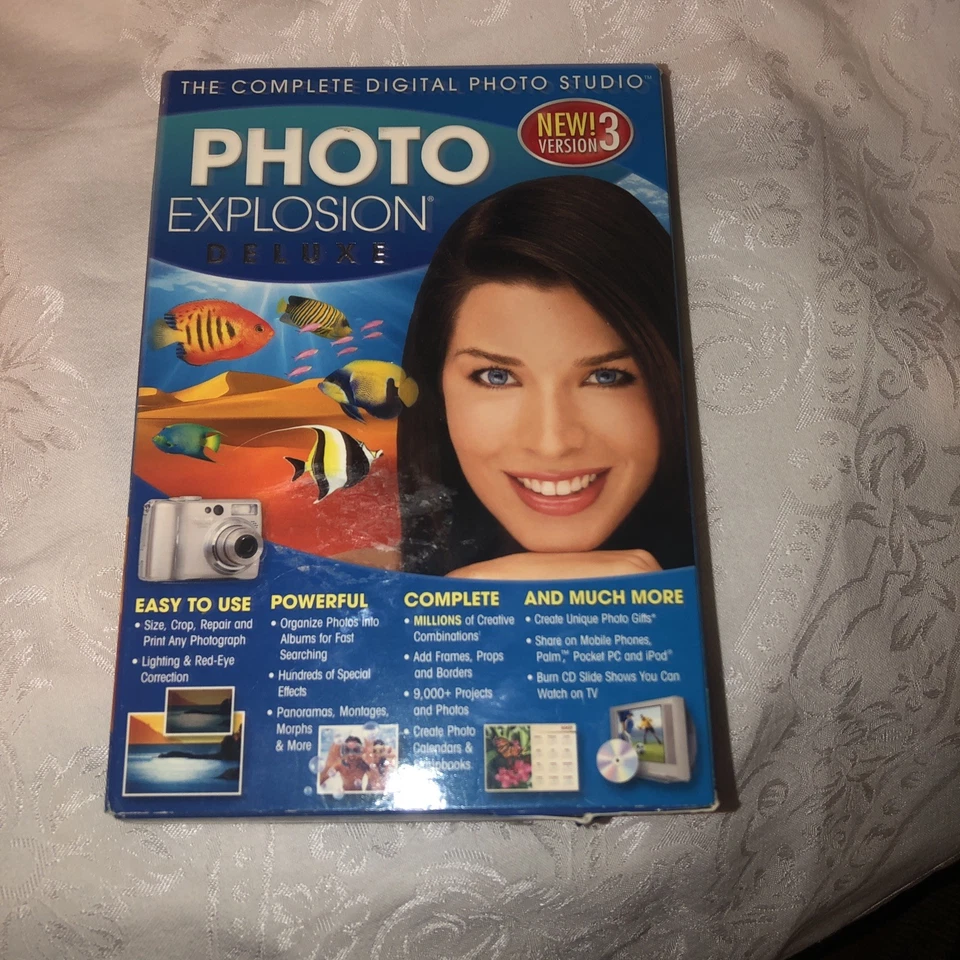 Photo Explosion Deluxe Version 3 Photo Editing For Windows 2000 XP Vista - Image 1 of 1