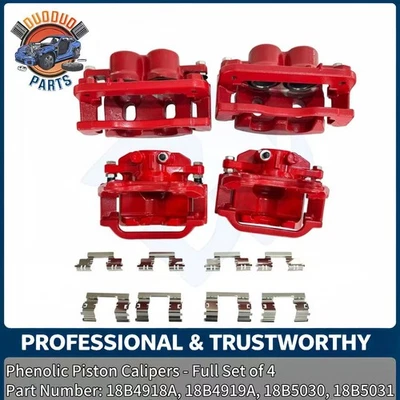 Front & Rear Brake Calipers For Escalade ESV EXT Suburban Silverado Sierra 1500 - Image 1 of 4