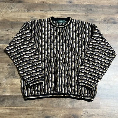 Vintage Tundra Canada Sweater Mens Size XL Coogi Style Sweatshirt VTG Knit Y2K - Image 1 of 4