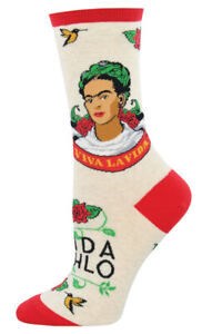Socksmith Ladies Socks – Viva La Frida Ivory AU Size 5-10.5