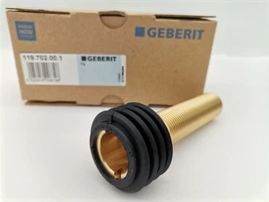 Geberit Unterputzbiegung EXT MESSING mit 40 mm internem Unterputzrohr Gummi Kegeldichtung - Bild 1 von 7