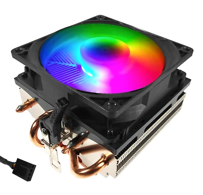 TRONWIRE TW-15 RGB LED AMD Socket FM2 FM1 AM3 AM2 4-Pin PWM Copper CPU Cooler - Image 1 of 4