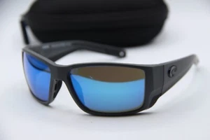 NEW COSTA DEL MAR BLACKFIN PRO 907809 GREY POLARIZED AUTHENTIC SUNGLASSES 60-16 - Picture 1 of 5