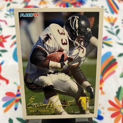 1994 Fleer Shell #3 Erric Pegram Atlanta Falcons - Image 1 of 2