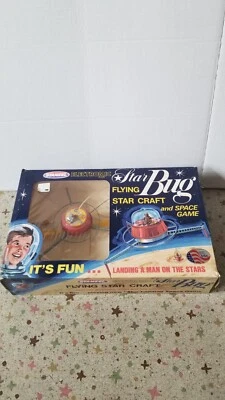 Vintage RARE Stanzel Battery OP Star Bug Flying Star Craft MIB Atomic Era  - Image 1 of 4