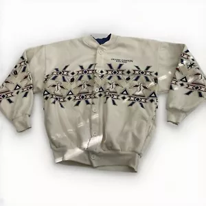 Vintage Grand Canyon Old Man Cardigan Tribal Brustärmel Print Opa Pullover - Bild 1 von 23