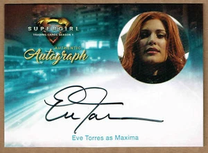 EVE TORRES  2018 Cryptozoic SUPERGIRL Season 1 "Maxima" Autograph Card #ET - Picture 1 of 2
