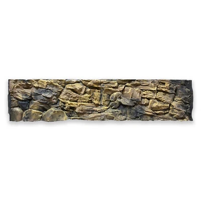 Aquarium 3D Rückwand Aquariumrückwand Rock 200x50cm Felsnachbildung Malawi Stein - Bild 1 von 4