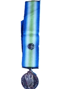 Medalla Atlántico Sur (Guerra de Malvinas) con Roseta Nueva Medalla Miniatura. - Imagen 1 de 3