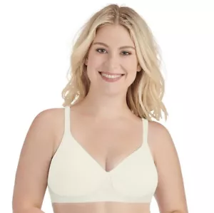 Reggiseno Vanity Fair 71265 Luxe traspirante senza ferretto 42C bianco cocco - Foto 1 di 1