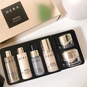 HERA Signia Deluxe Kit 6 Items Anti Wrinkles Water Emulsion Serum Cream K-Beauty - Picture 1 of 12