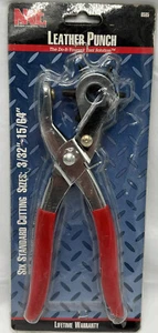 Vintage Leather Punch Tool Michigan Industrial Tools 6 Standard Sizes NOS - Picture 1 of 8