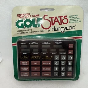 Golf Stats HandyCalc Handicap Index Handicap Taschenrechner USGA Handicap Vintage - Bild 1 von 3
