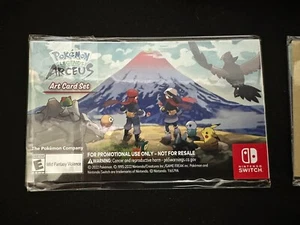 Pokemon Legends: Arceus - Art Card Set Preorder Exclusive Sealed New - Picture 1 of 3