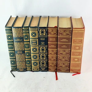 8 International Collectors Library Books Zhivago Little Women Tolstoy Alice Lot - Picture 1 of 6