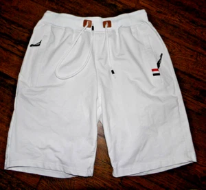 Best Classic Vogue Fashion Youth XL White Draw String Elastic Waist Shorts - Picture 1 of 6