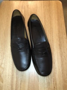 Cole Haan Resort Penny Loafers Dress Shoes Mens Size 7 Brown Leather Slip On - Picture 1 of 5