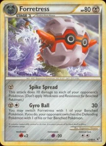 (HSDT-013) Forretress (R) Pokemon HGSS Undaunted Card # 13 - Picture 1 of 1