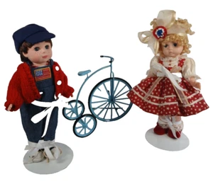 Madame Alexander Homefront Pals Dolls Boy Girl Set USA Patriotic Americana 34335 - Picture 1 of 12