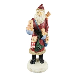 Weihnachtsmann St Nick Weihnachten Puppenhaus Figur halten. 5 Katzen Kätzchen Resin 1:12 - Bild 1 von 18