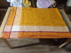 Le Jacquard Francais Primrose Bordier 100% Cotton Tablecloth 68”x92” - Picture 1 of 12