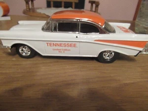TENNESSEE FREIWILLIGE DRUCKGUSS # 6 VON 19 MASSSTAB 1:24 1957 BEL AIR TOP NEU IN OVP NEUWERTIG!!! - Bild 1 von 10