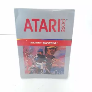 Vintage Boxed Atari 2600 game Realsports Baseball Sealed New - Picture 1 of 15