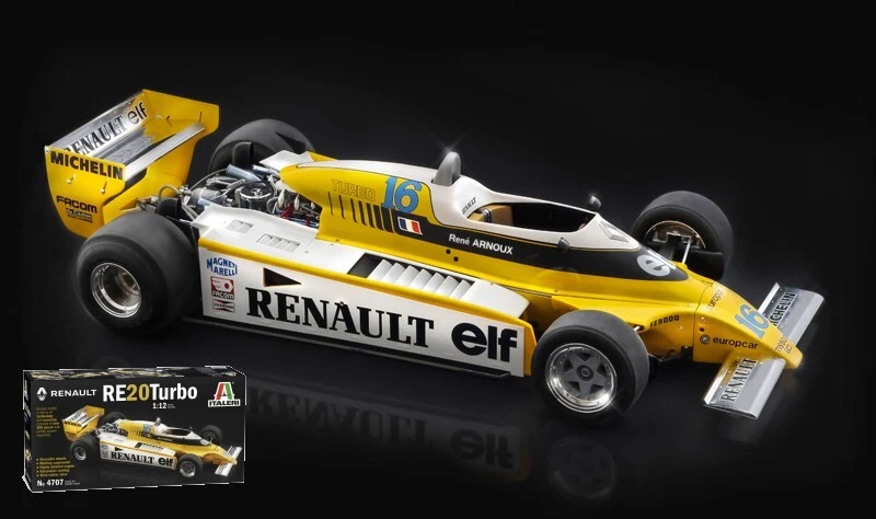 RENAULT RE20 TURBO F1 KIT 1:12 - Immagine 1 di 1