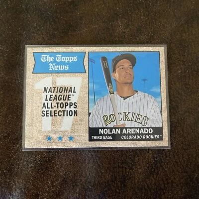 2017 Heritage The Topps News Nolan Arenado #373 Colorado Rockies - Image 1 of 2