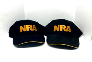 Two NRA American Flag Ball Cap Hats - Picture 1 of 4