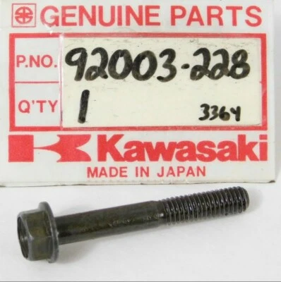 1 Nuevo de Lote Antiguo Genuino Kawasaki KZ1000 P Z1 KZ 900 KZ400 Perno 6x41mm Pieza OEM 92003-228 Foto 1 de 3