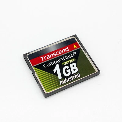 Transcend 1GB Ultra CompactFlash Type I CF Card 1GB Industrial Grade - Image 1 of 3