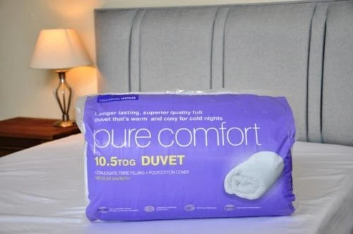 LANCASHIRE TEXTILE Pure Comfort Duvet For Sweet Dreams 10.5 Tog Medium Warmth