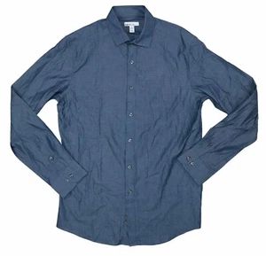 Bar III Micro Pindot Slim Fit Stretch Men's Long Sleeve Button Down Shirt NWT - Picture 1 of 2