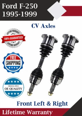 Eje CV delantero izquierdo y derecho OE para Ford F-250 1995-1999 4,9 L 5,0 L 5,8 L 7,3 L 7,5 L Foto 1 de 4