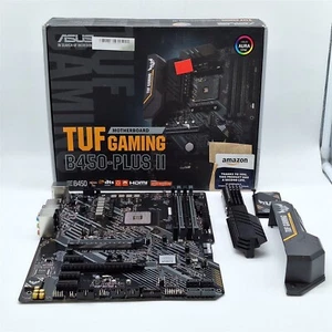 ASUS TUF Gaming B450-PLUS II AMD AM4 ATX Motherboard DDR4 4400 -NOT WORKING- - Picture 1 of 7