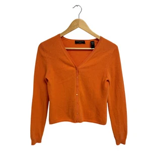 Vintage Valerie Stevens Women's 100% Cashmere V-Neck Sweater size PM - Picture 1 of 9