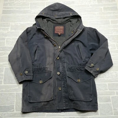 VINTAGE Abercrombie Fitch Military Work Jacket Adult M Wool Blanket Lined Hooded - Image 1 of 4