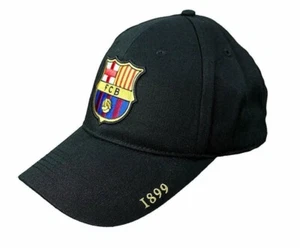 FC Barcelona authentisches offiziell lizenziertes Produkt Fußballkappe Fan Tinte - SCHWARZ - Bild 1 von 2
