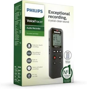 Philips VoiceTracer DVT1160 Audio Recorder Voice Activation Function One Touch - Picture 1 of 6