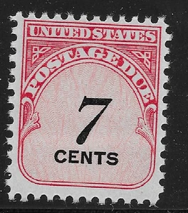 US Scott #J95, Single 1959 Postage Due 7c FVF MNH - Picture 1 of 1
