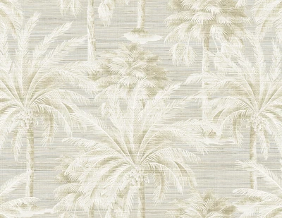 Kenneth James by Brewster PS40005 Palm Springs Dream Of Palm Trees Sand Texture - Image 1 of 4