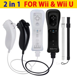 For Wii U Wiimote Remote Gamepad Classic Controllers and Nunchucks Motion Plus - Picture 1 of 45