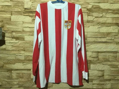 Stoke City vintage home football shirt jersey Score Draw replica size XL Cover